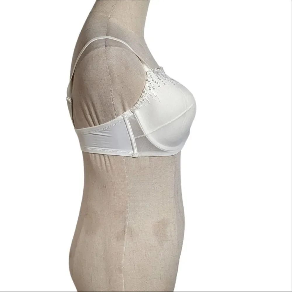 Natori Private Luxuries White Bra Top